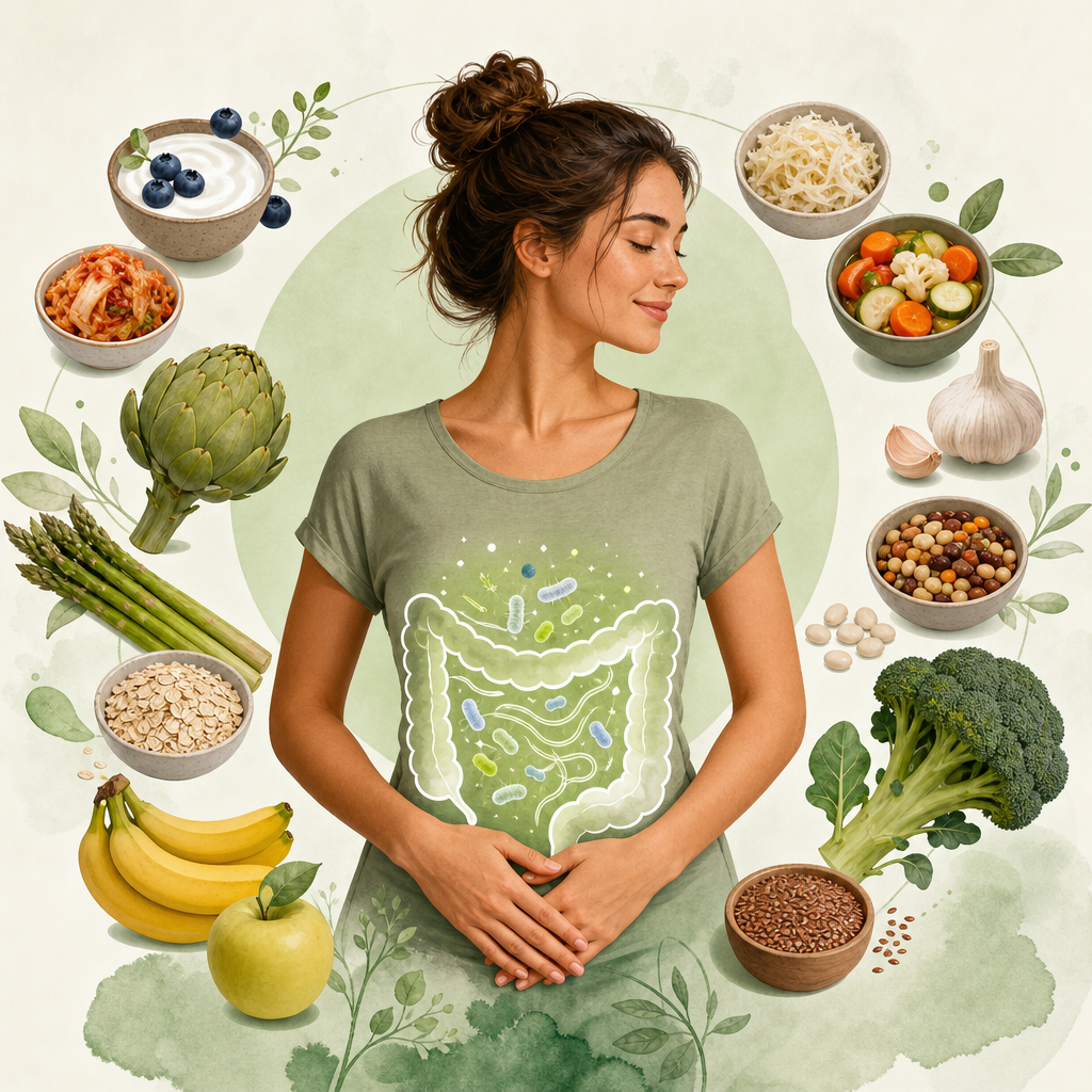 Mejora tu microbiota intestinal con estos alimentos clave