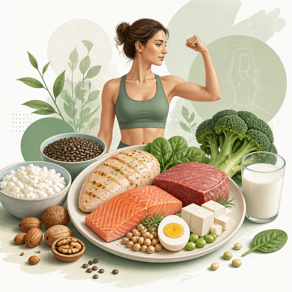 Proteína en la dieta: ¿Cuánta necesitas y de dónde obtenerla?
