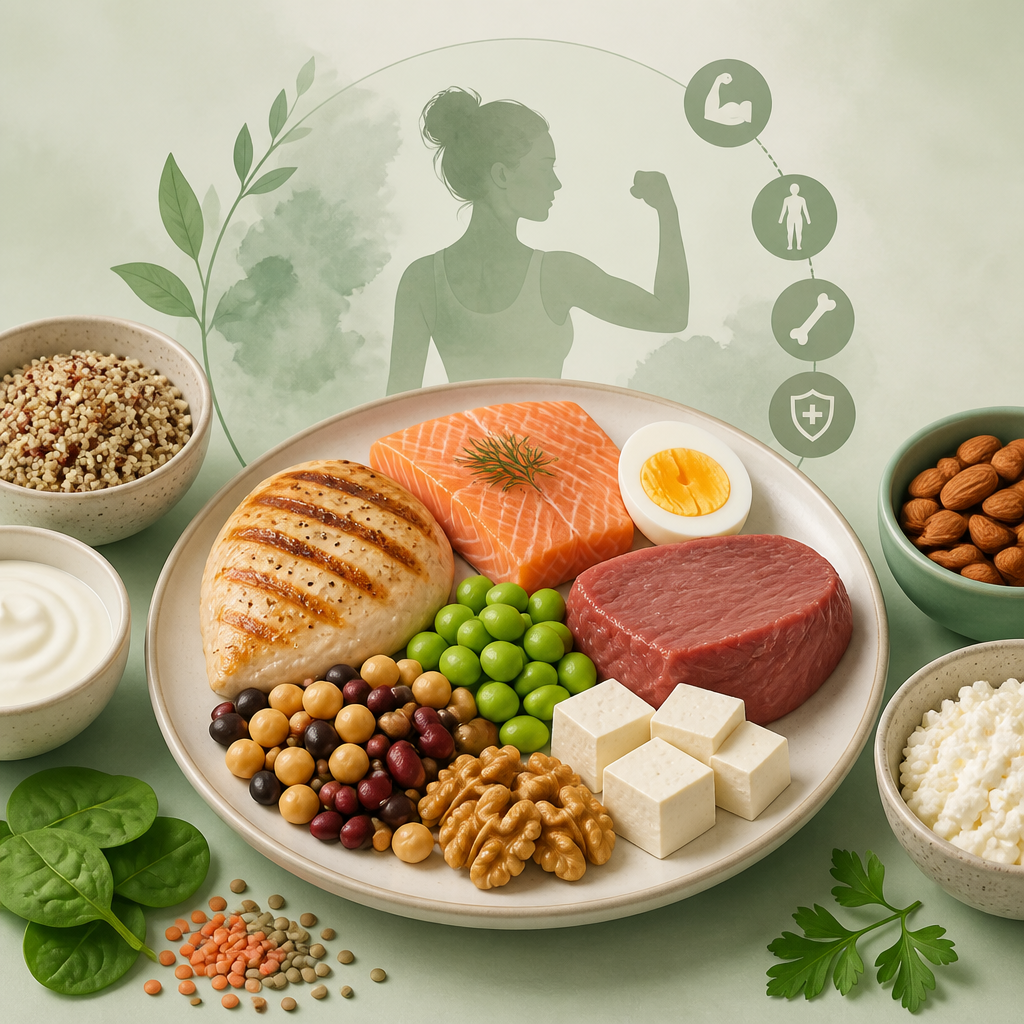 Proteína en la dieta: ¿Cuánta necesitas y de dónde obtenerla?