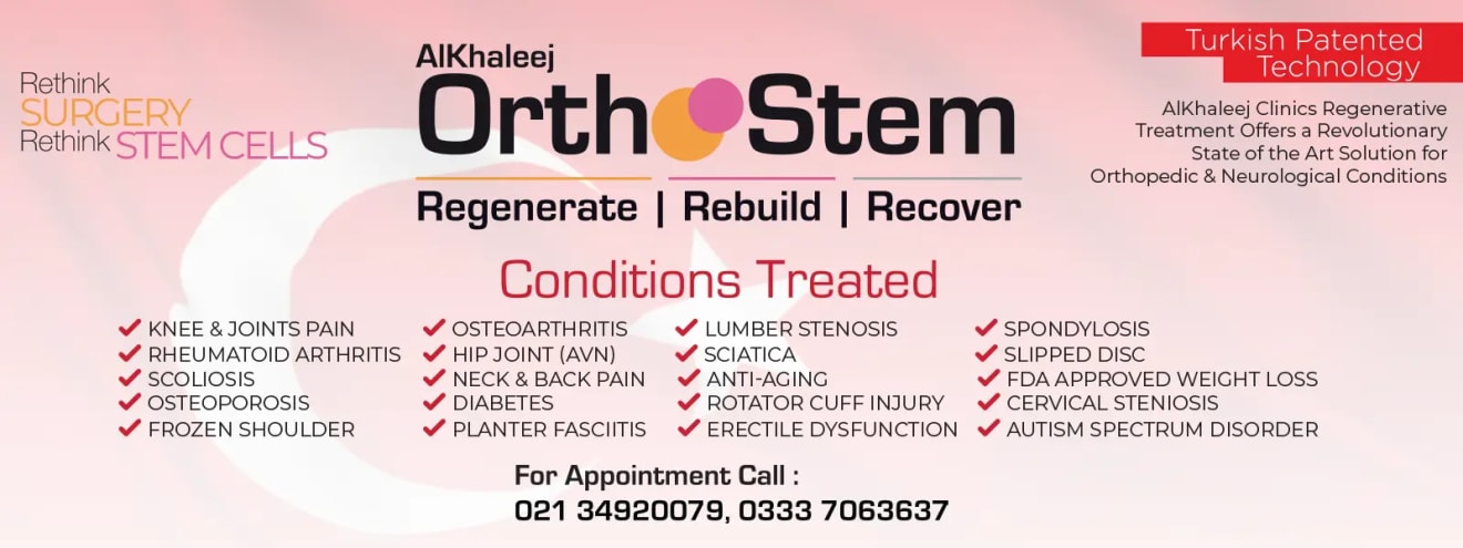 OrthoStem — Best Orthopedic & Regenerative Medicine Clinic Karachi