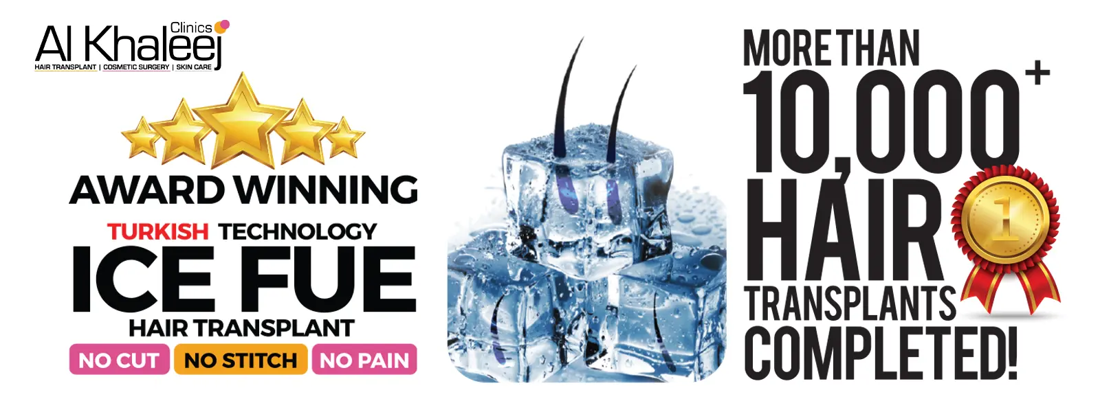 Smile design with ICE-FUE hair transplant