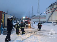 Команда академии успешно выполнила задачи масштабных учений на Варандейском нефтяном терминале