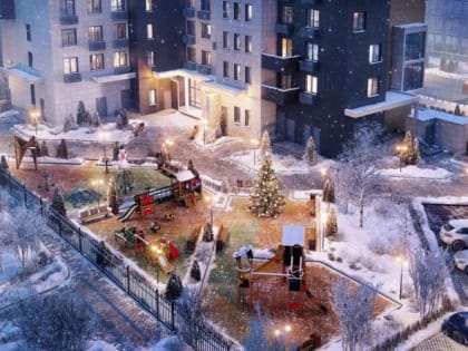 Создание новогоднего настроения в многоквартирных домах
