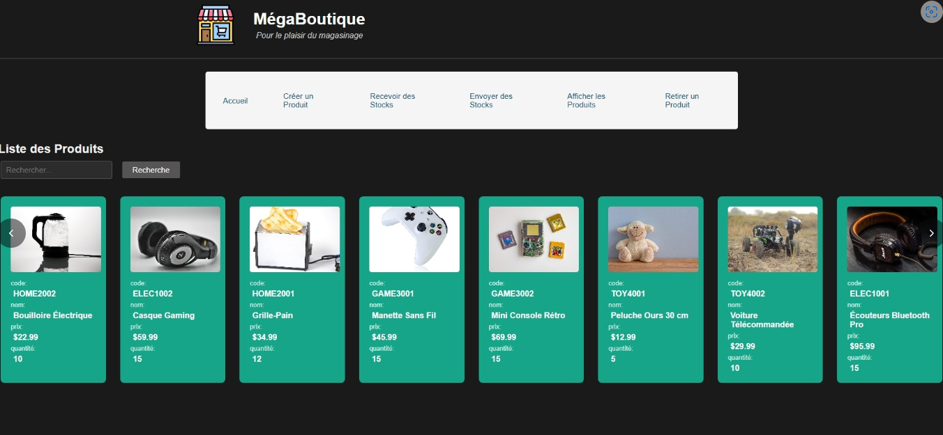 Aperçu de MegaBoutique