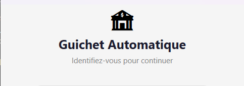 Aperçu de Guichet Automatique