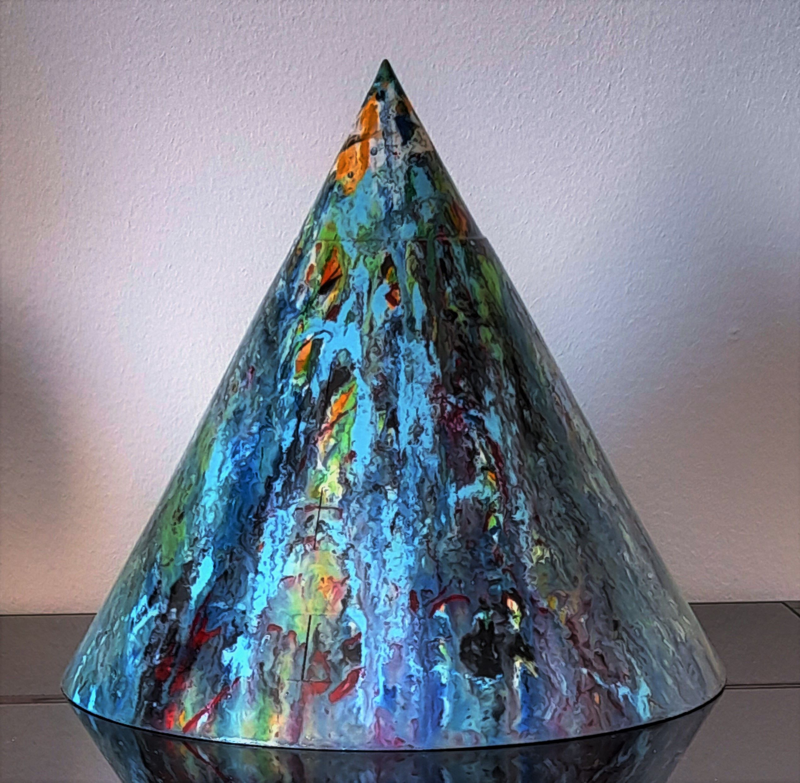 Pyramide bleue
