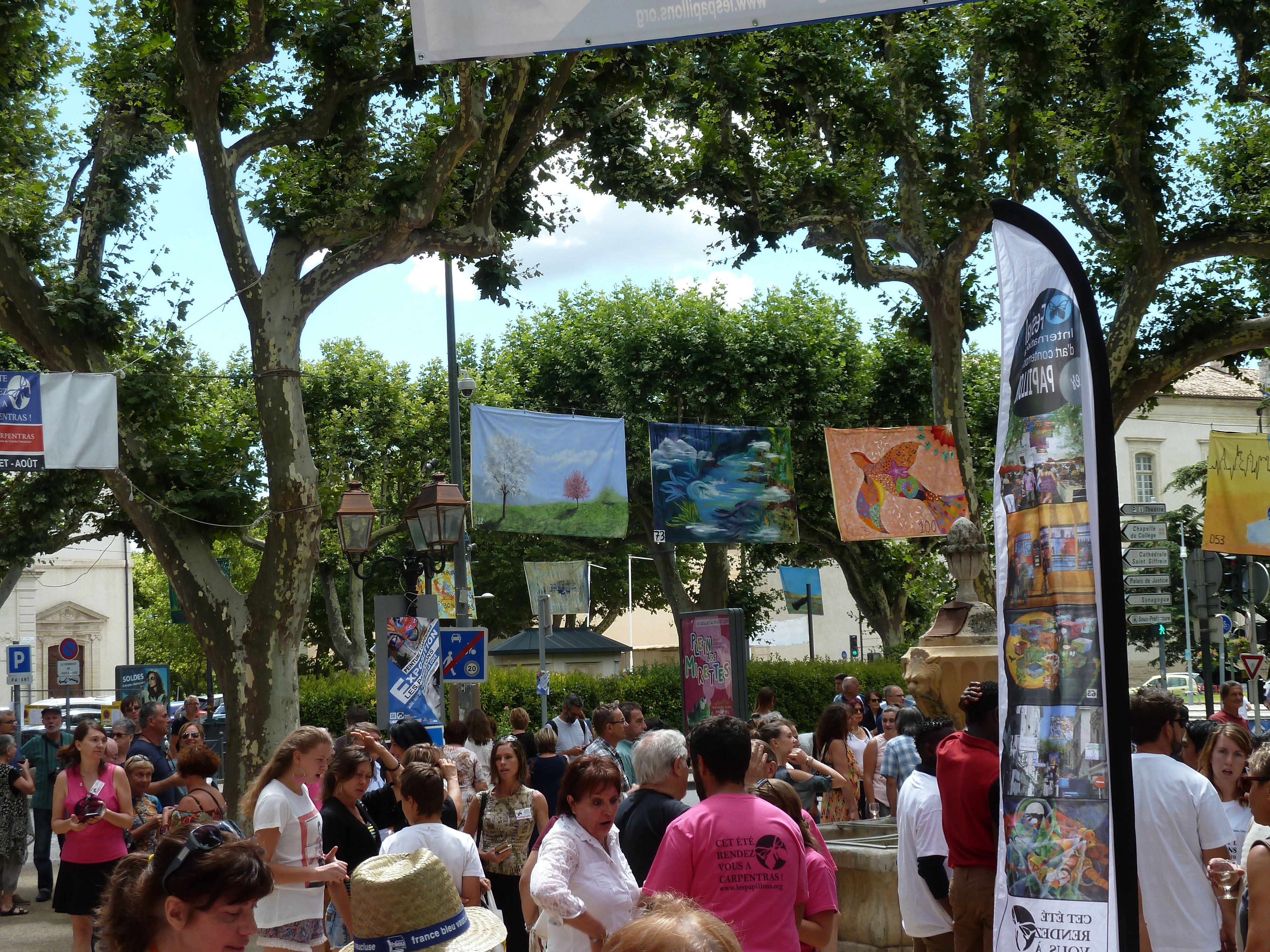 VERNISSAGE FESTIVAL LES PAPILLONS DE CARPENTRAS.JPG