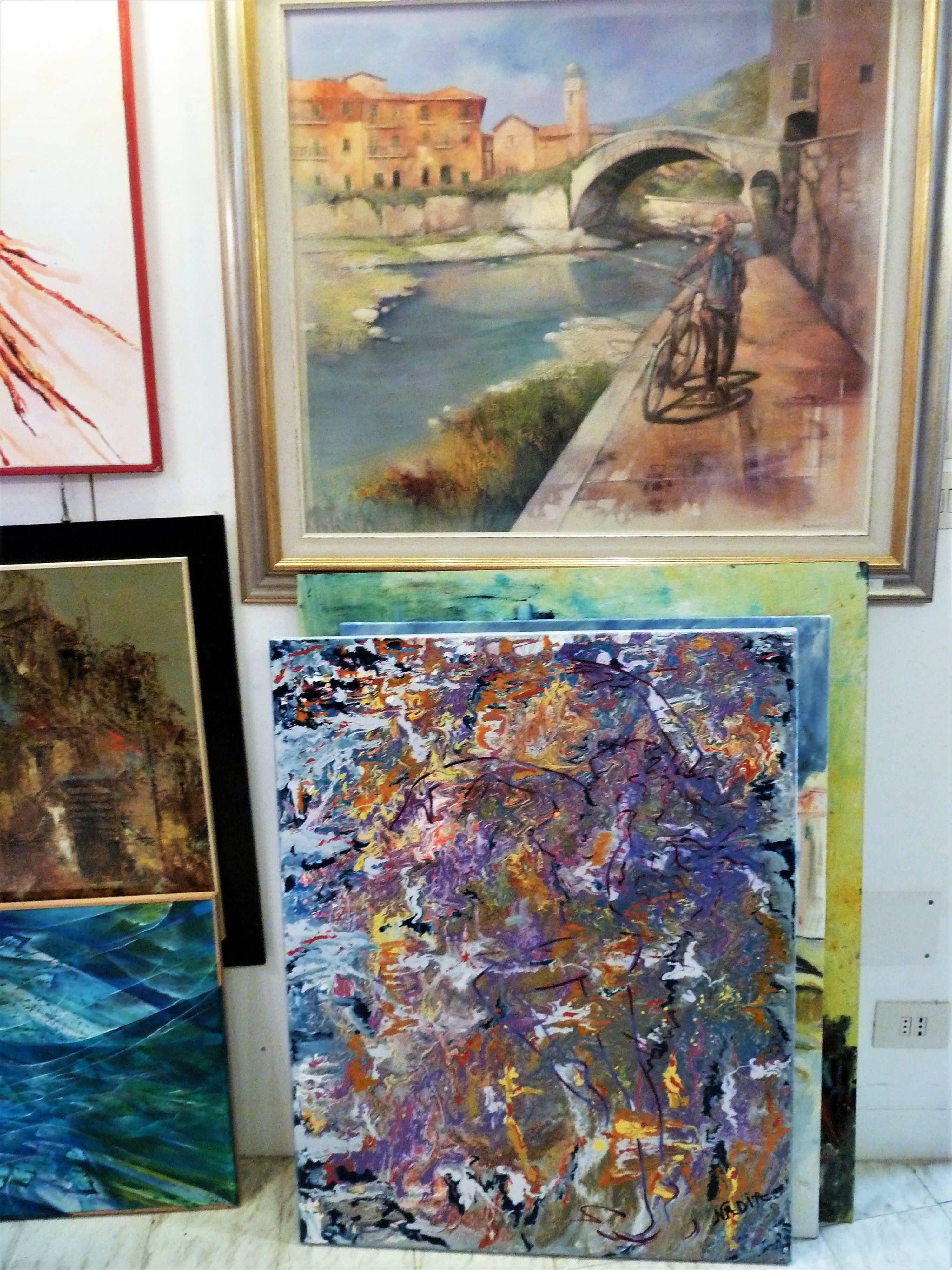 OEUVRES EXPOSEES DANS LA GALERIE DE LA TOUR DES ARTISTES 3.JPG