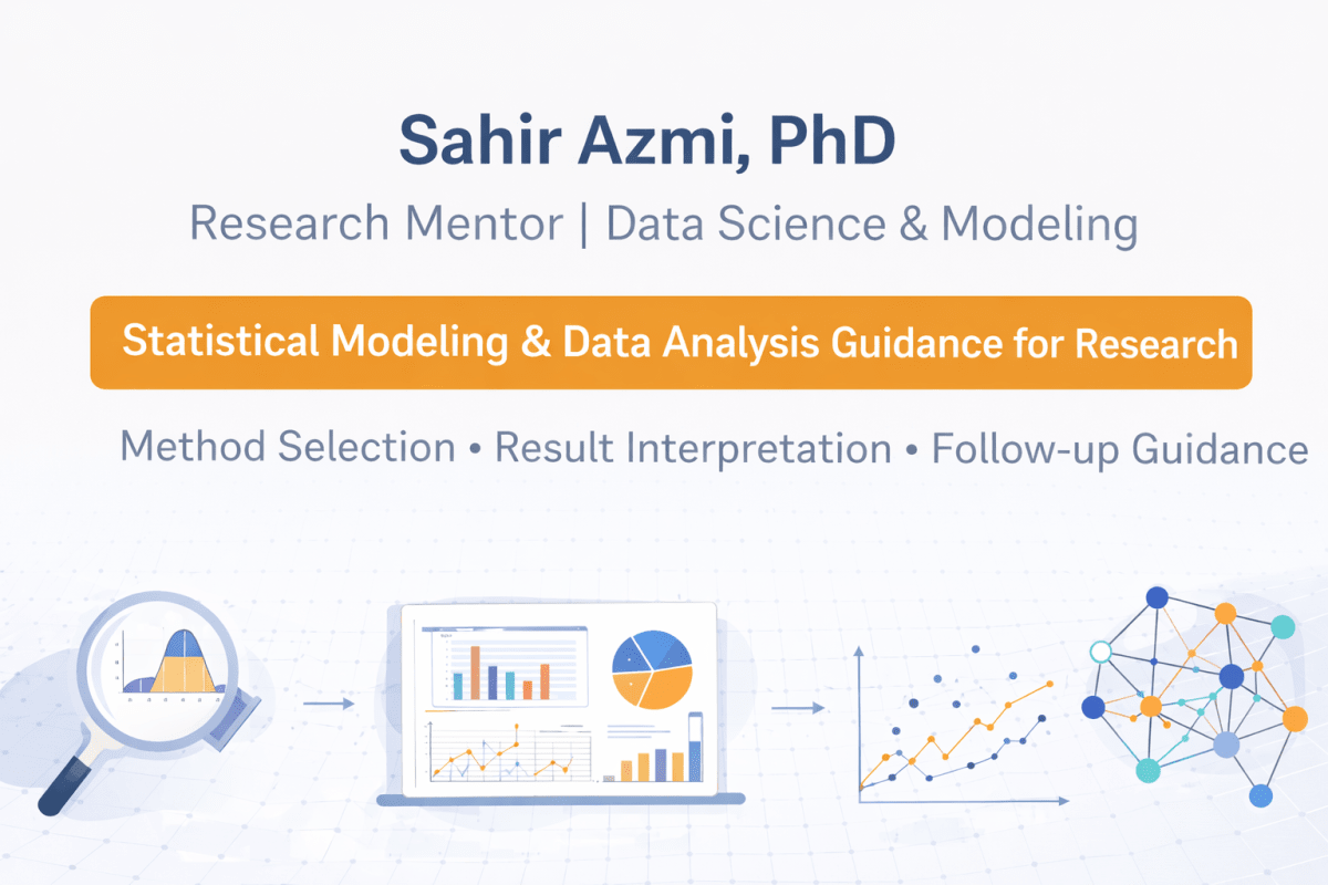 Statistical Modeling & Data Analysis Guidance for Research - Research Decode Consultancy Cover Image
