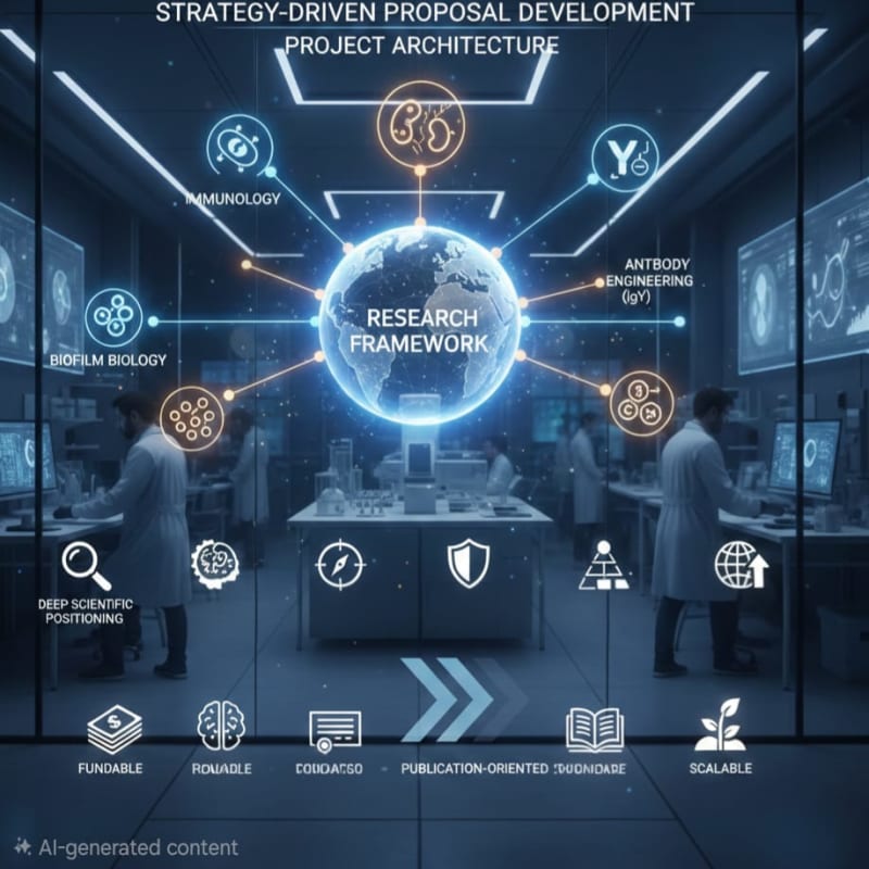 Proposal Writing & Project Concept Development – Immunology, AMR & Translational Therapeutics - Research Decode Consultancy Cover Image