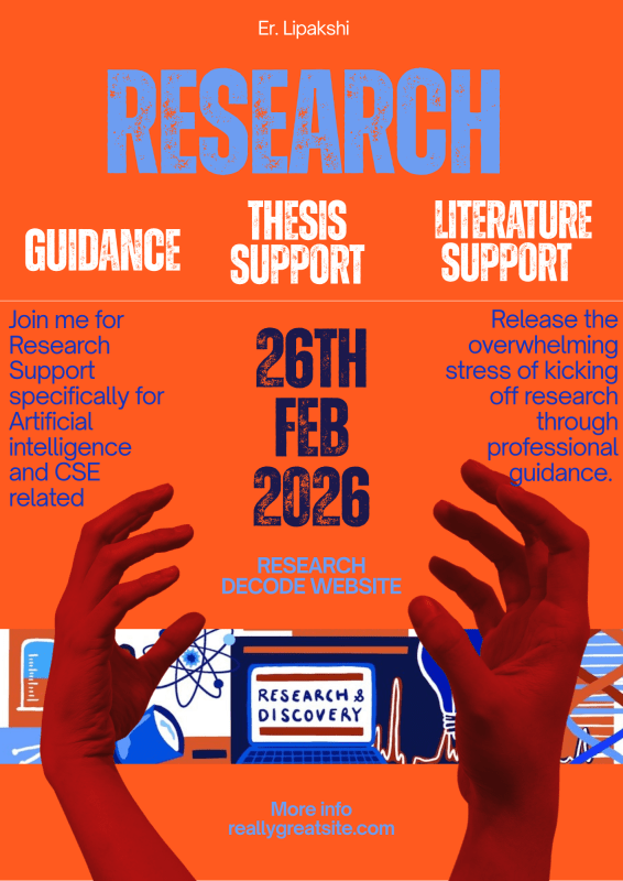 Research Support and Guidance in the field of AI for CSE students. - Research Decode Consultancy Cover Image