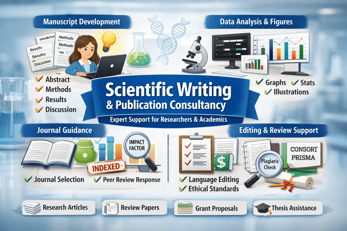 Scientific Writing - Biology - Research Decode Consultancy Cover Image