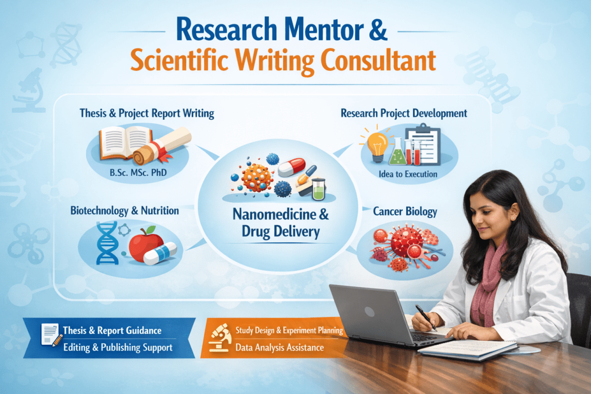 Research Mentor & Scientific Writing Consultant - Research Decode Consultancy Cover Image