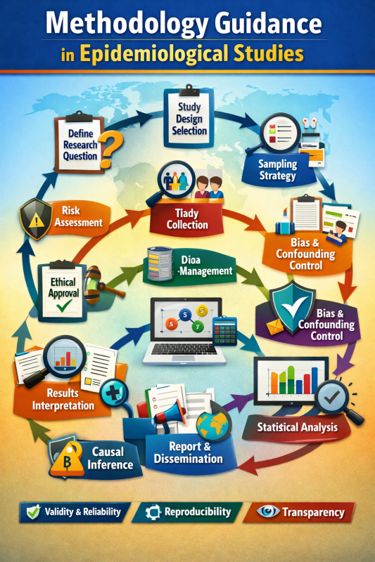 Guidance in Research Methodology - Epidemiological Studies - Research Decode Consultancy Cover Image