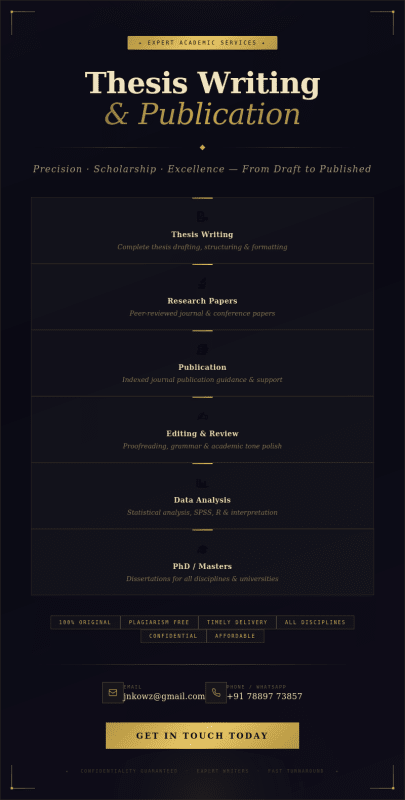 Thesis Writing - Research Decode Consultancy Cover Image