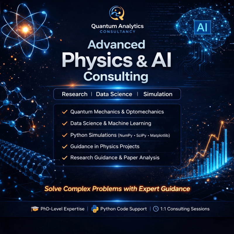 Advanced Physics & AI Consulting - Research Decode Consultancy Cover Image
