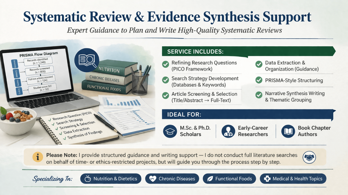 Systematic Review & Evidence Synthesis Support - Research Decode Consultancy Cover Image