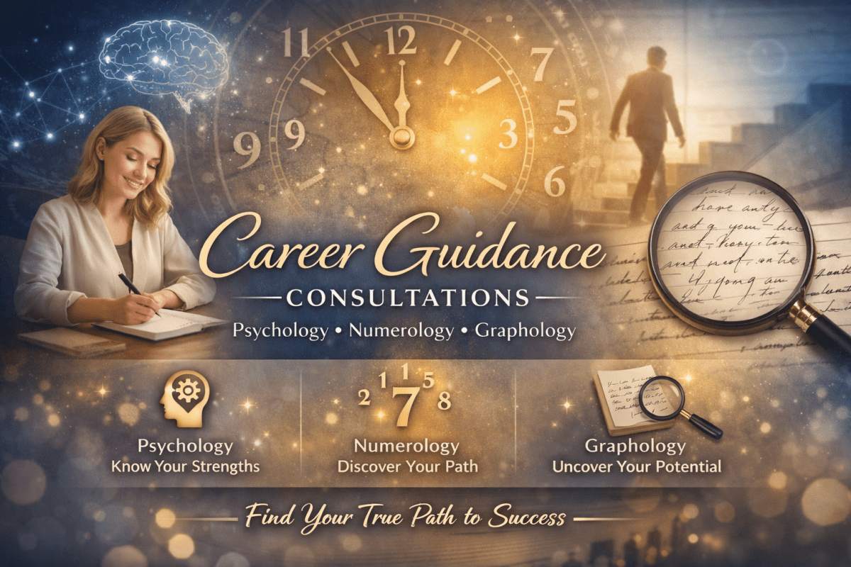 Psychology, Numerology and Graphology Consultations - Research Decode Consultancy Cover Image