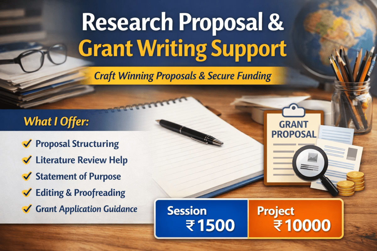 Professional Research Proposal & Grant Writing Assistance - Research Decode Consultancy Cover Image