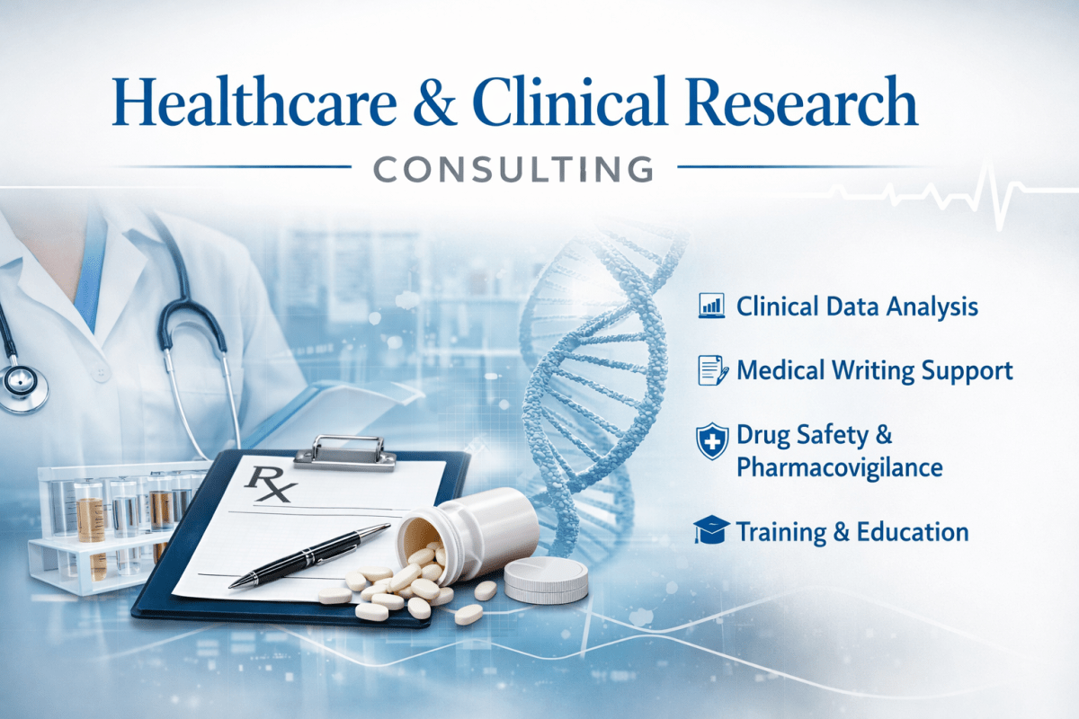 Research Consultant specializing in drug safety, critical care, and high-impact scientific communication - Research Decode Consultancy Cover Image