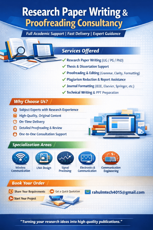 Research Paper Writing and Proof Reading Service Full Support - Research Decode Consultancy Cover Image