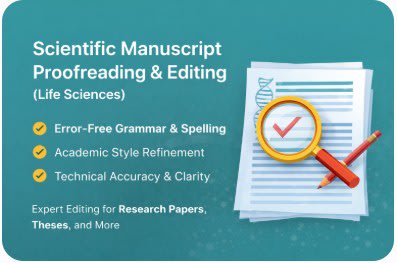 “Scientific Manuscript Proofreading & Editing (Life Sciences) - Research Decode Consultancy Cover Image