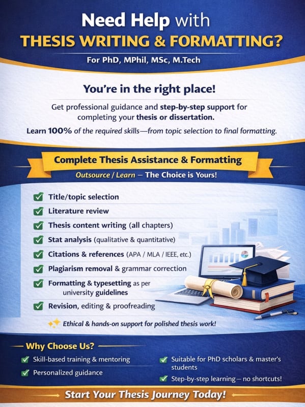 Thesis Writing Services - Research Decode Consultancy Cover Image