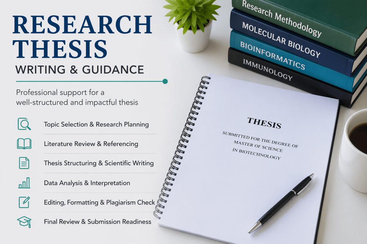 Research Thesis & Dissertation Support - Research Decode Consultancy Cover Image