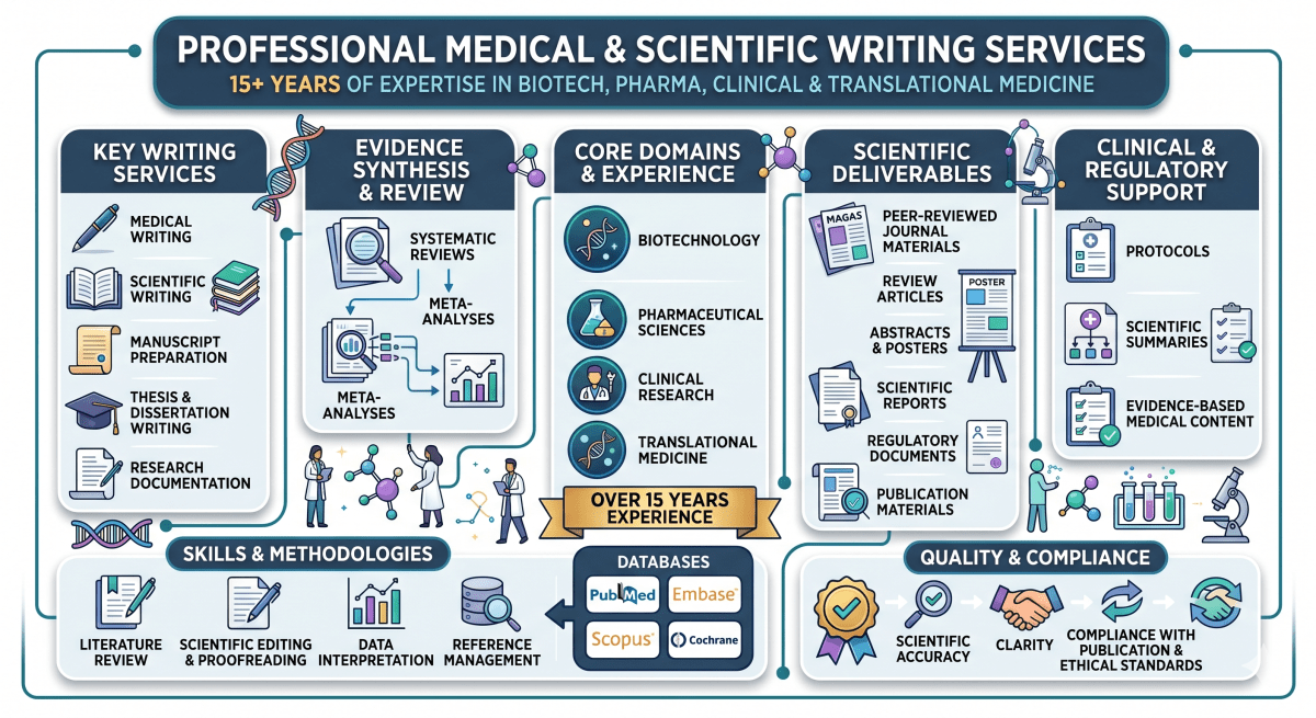 Medical writing Scientific wrting thesis writing Manuscript preparation etc - Research Decode Consultancy Cover Image