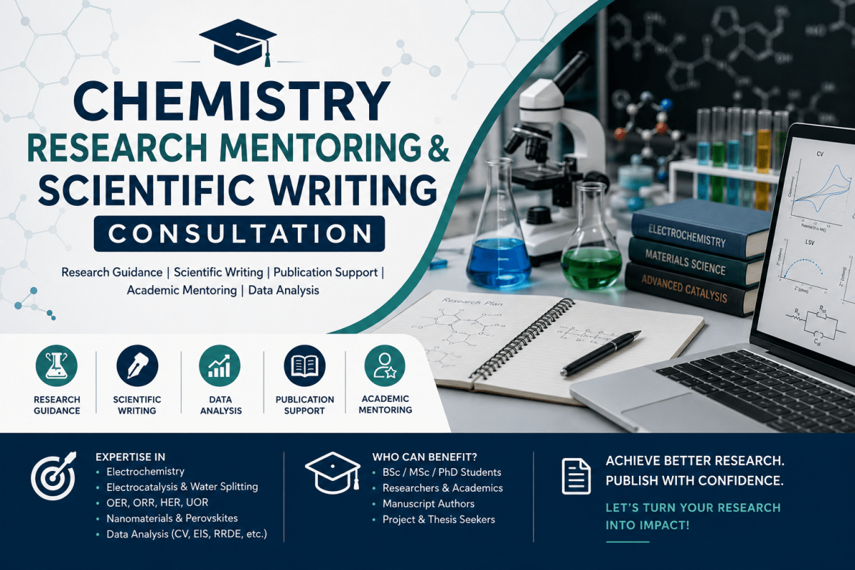 Chemistry Research Mentoring & Scientific Writing Consultation - Research Decode Consultancy Cover Image