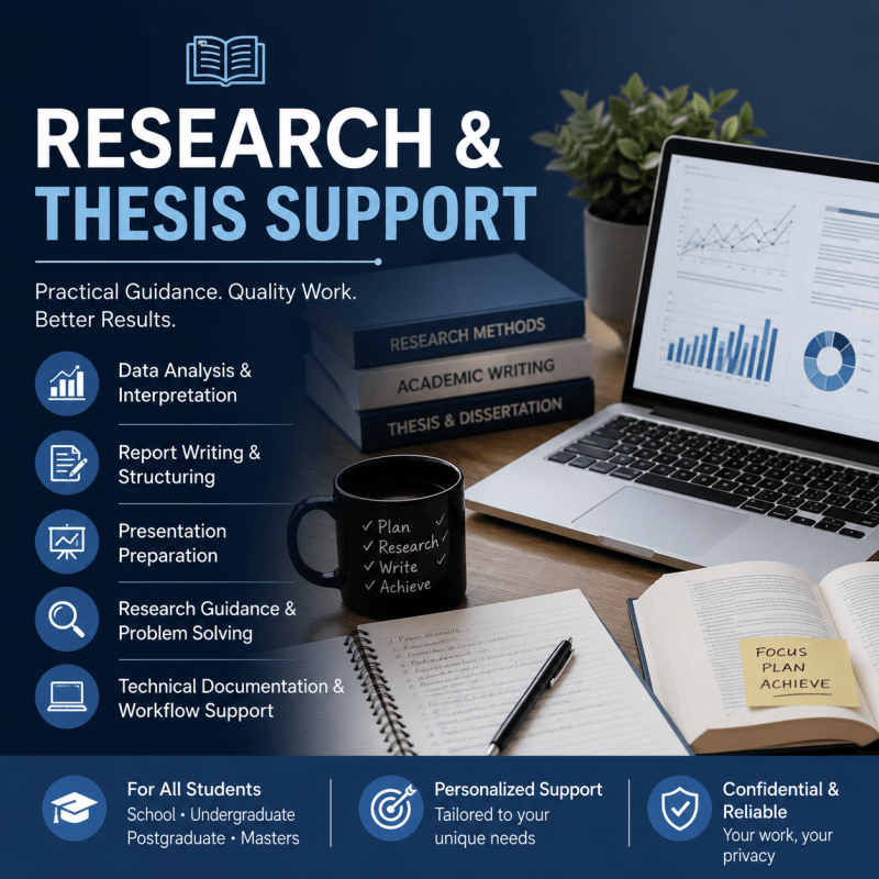 Research and Thesis support - Research Decode Consultancy Cover Image