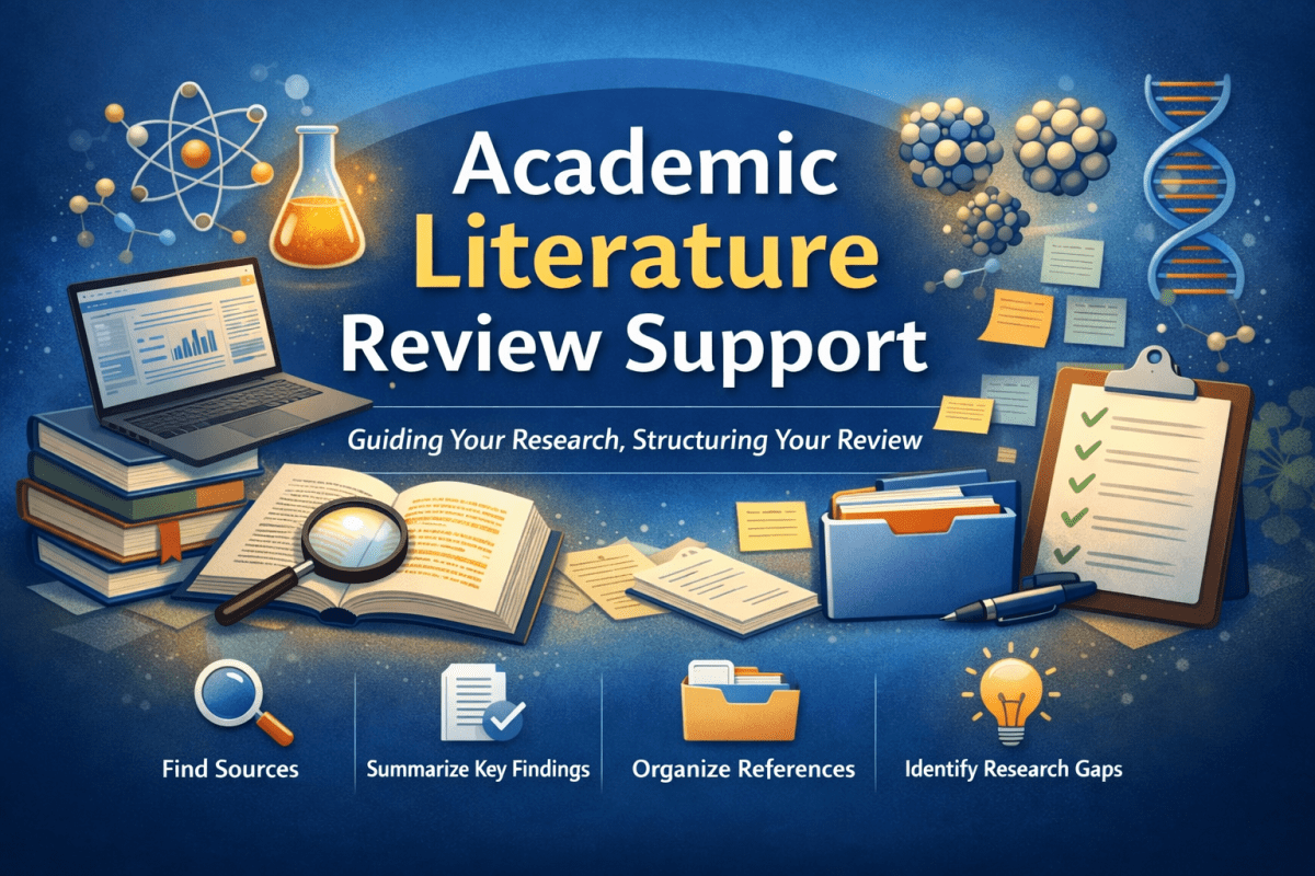 Research Guidance, Literature Review and Training in Chemistry - Research Decode Consultancy Cover Image