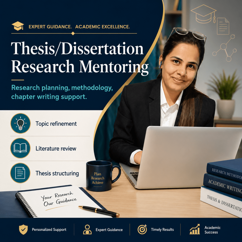 Thesis/Dissertation Research Mentoring - Research Decode Consultancy Cover Image