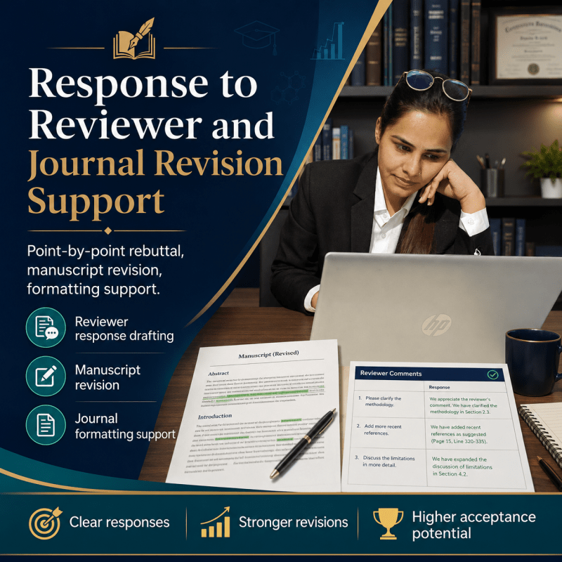 Response to Reviewer and Journal Revision Support - Research Decode Consultancy Cover Image