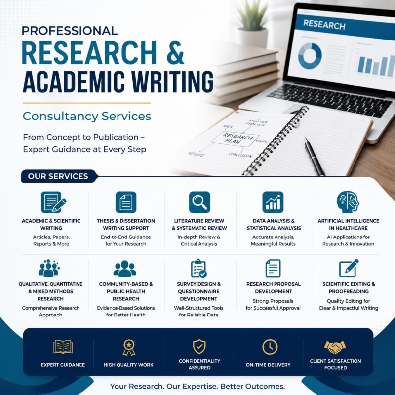 Research proposal writer/Thesis writing for UG,PG,PhD students - Research Decode Consultancy Cover Image
