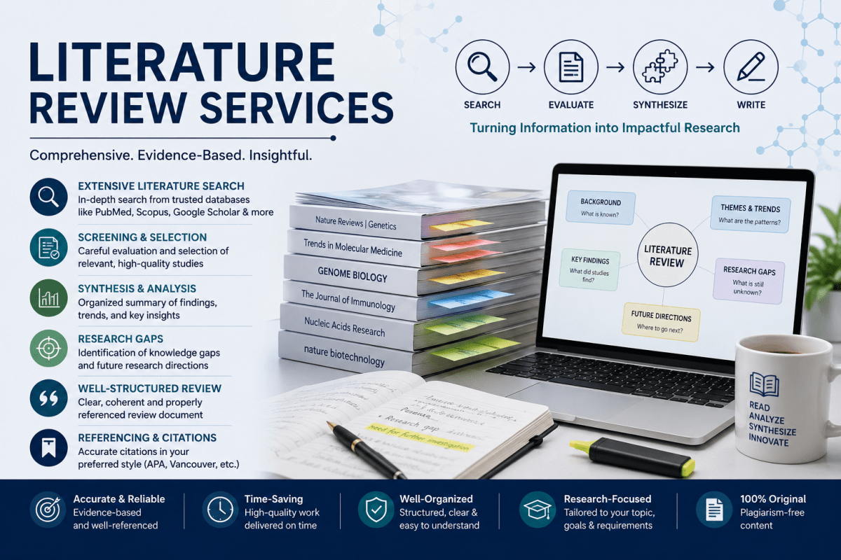 Literature Review Services - Research Decode Consultancy Cover Image