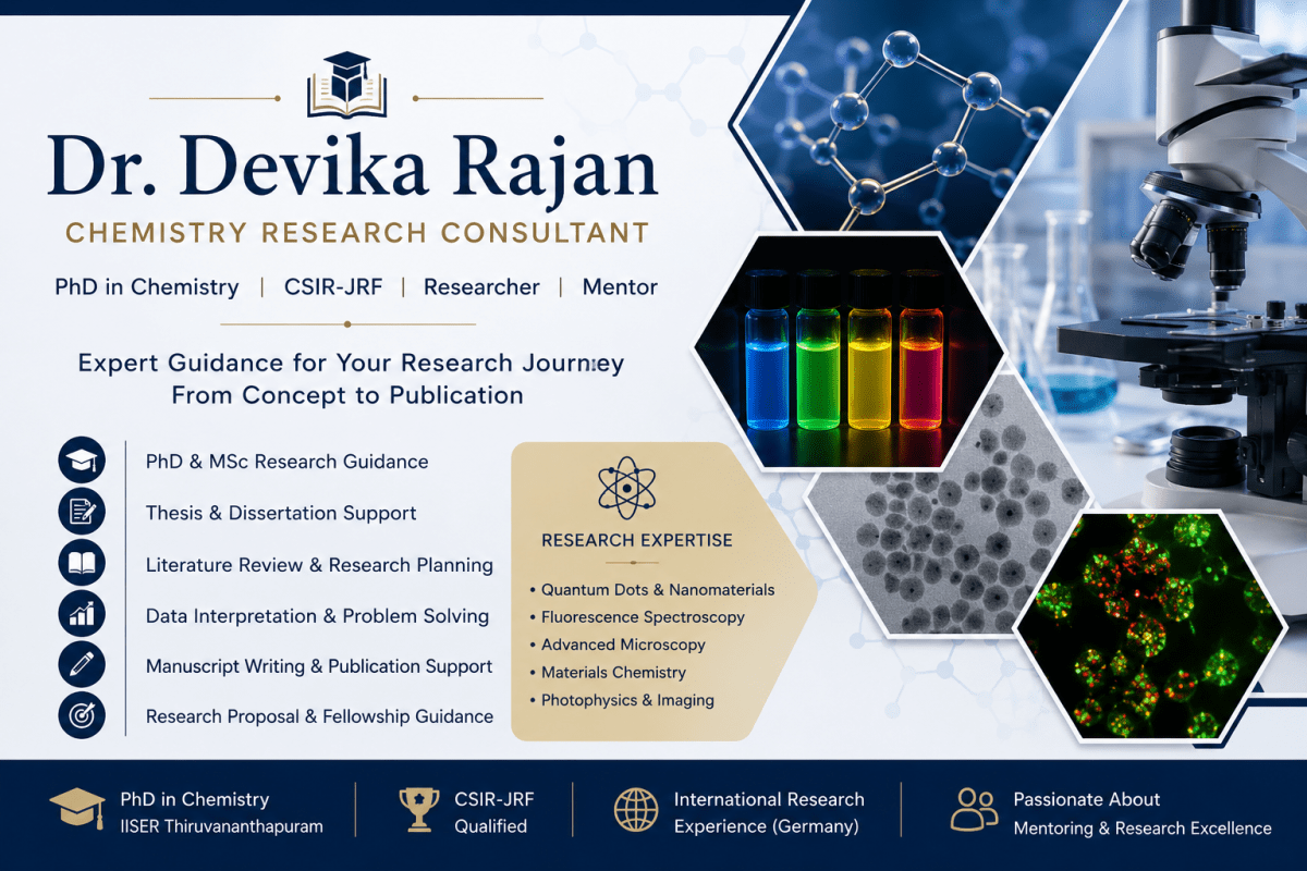 PhD and MSc Chemistry Research Consultation - Research Decode Consultancy Cover Image