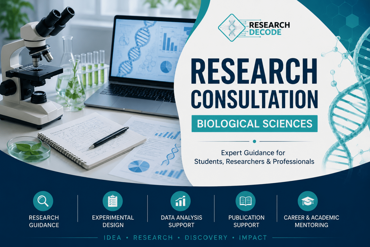 Consultancy Service: Research Guidance & Scientific Consultation - Research Decode Consultancy Cover Image