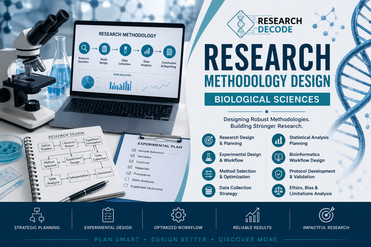 Research Methodology Design (Biological Sciences) - Research Decode Consultancy Cover Image