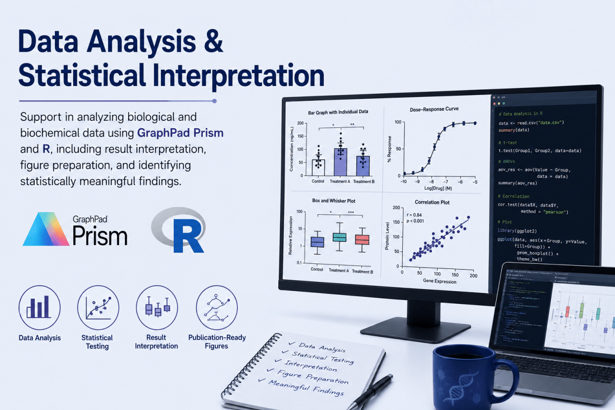 Data Analysis & Statistical Interpretation - Research Decode Consultancy Cover Image
