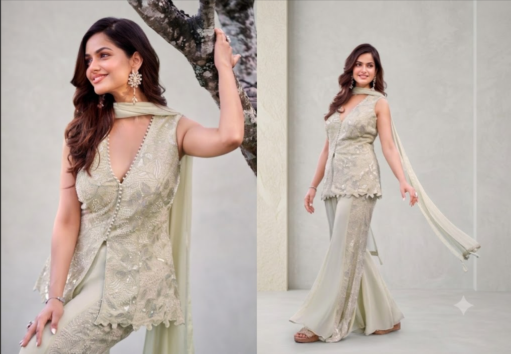 The Sage Serenade Sharara Set