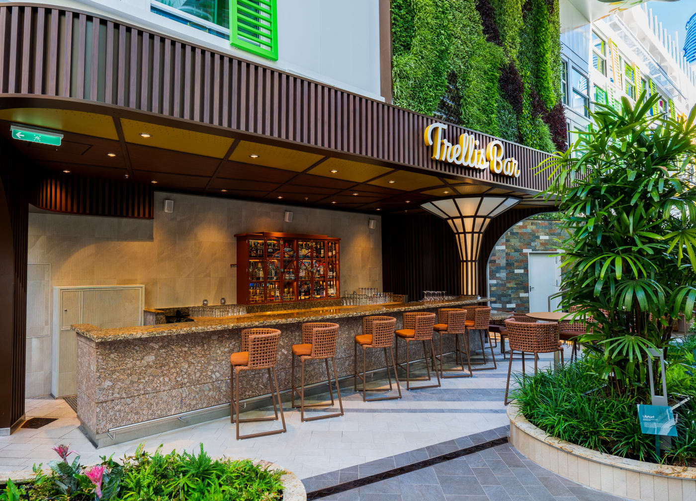 Trellis Bar Garden