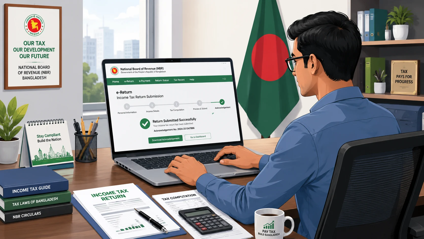 আয়কর রিটার্ন জমা দেওয়ার সহজ নিয়ম [2026]