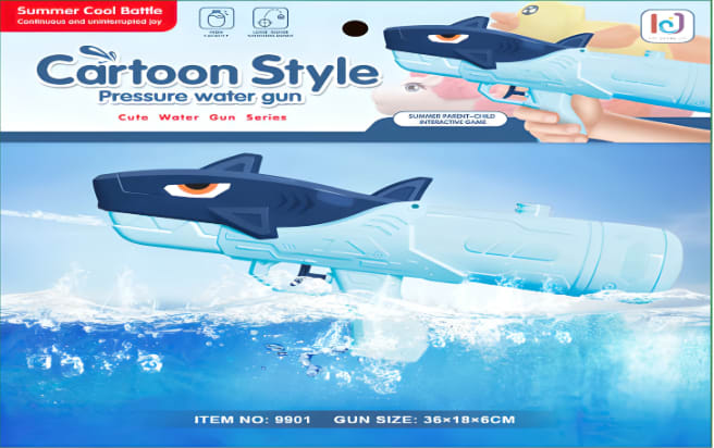 Phun nước cá mập 9901