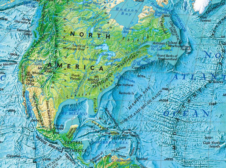 What Is Physical Map In Geography Map | National Geographic Society