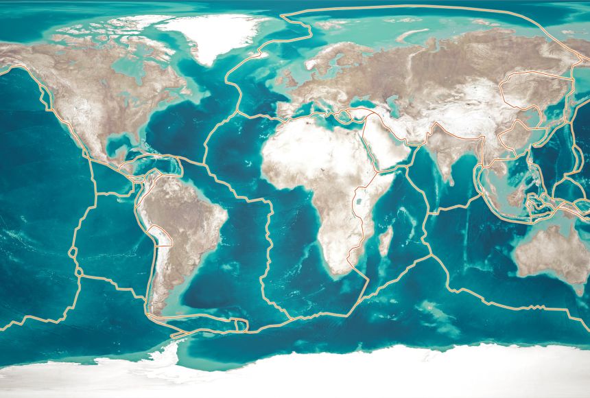 Map Of Tectonic Plates And Volcanoes Plate Boundaries | National Geographic Society