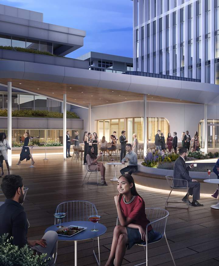 Rendering of The Terrace at the National Geographic Museum.