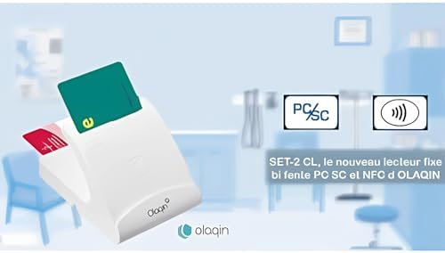 Vue 6 de Lecteur Carte Sesam Vitale
