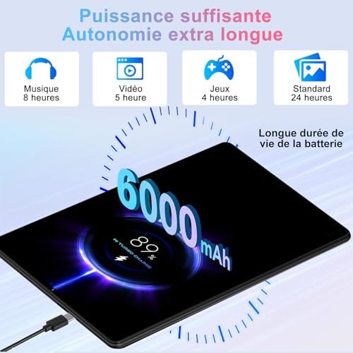 Vue 5 de Tablette Android Tablette Pouces
