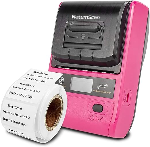 Netumscan Imprimante Thermique Portable